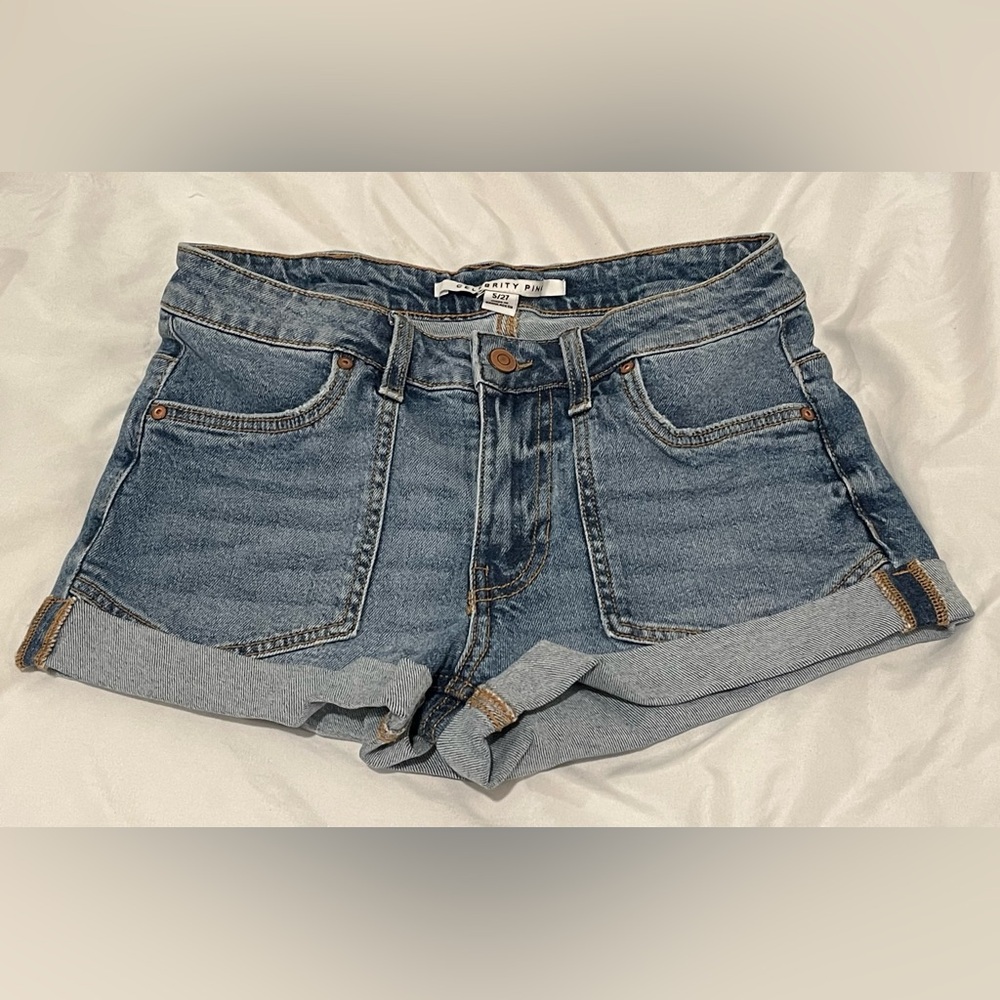 Celebrity Pink Classic Blue Jean Shorts